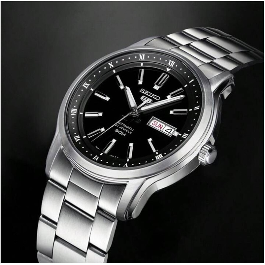 Seiko Series 5 SNKP11 Superior Automatic Watch Man Woman Dial Black