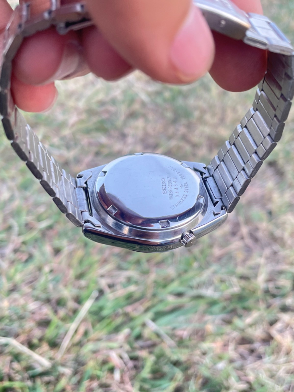 Vintage Seiko 5 Mens Automatic Watch 7009 Brown Dial Day/Date