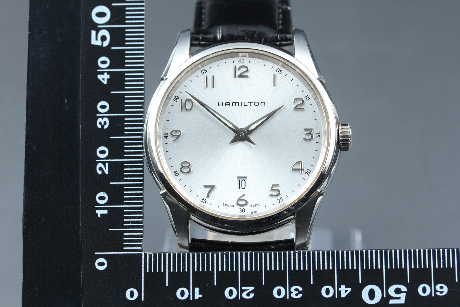 [Near MINT] Hamilton Jazzmaster H385111 Thinline White Dial Quartz Men’s watch