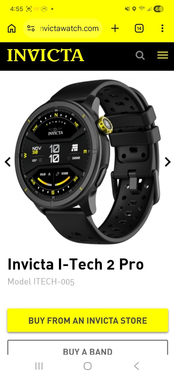 Invicta I-Tech 2 Pro (ITECH-005)