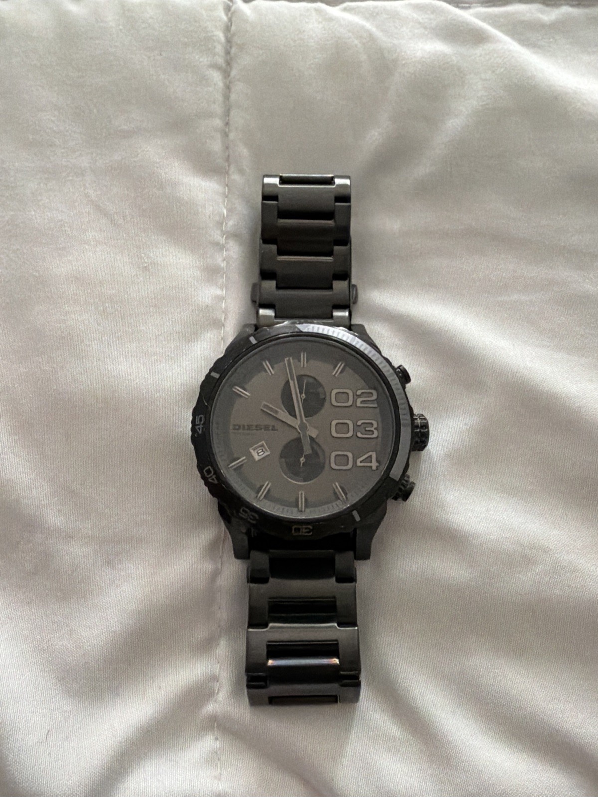 Diesel Double Down 48 Men’s Watch Gunmetal Grey Smoke, DZ4314