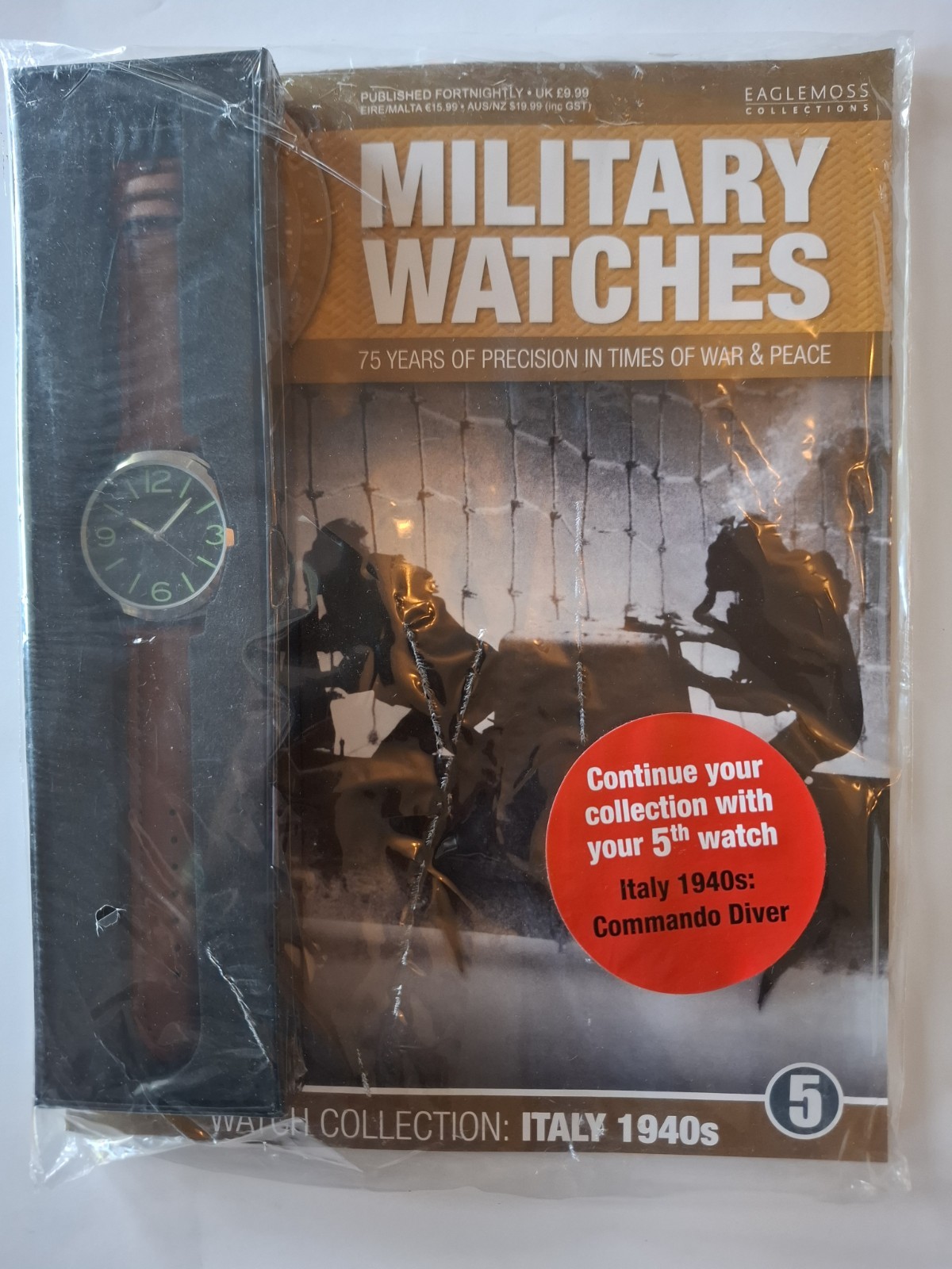 Eaglemoss Military Watch and Magazines editions 4, 5, 6, 7, 8 and 9. $16 each.