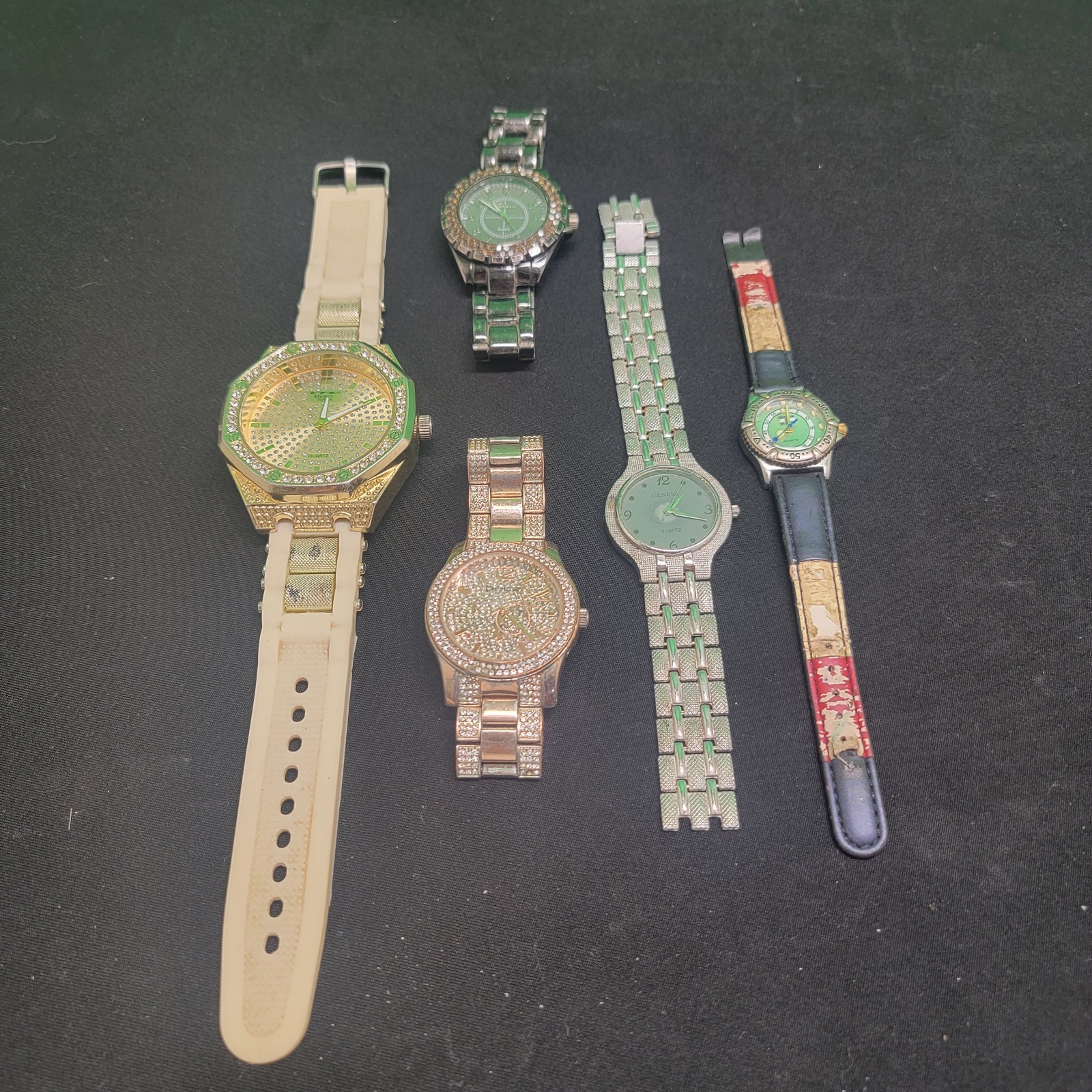 Lot Of 5 Women’s Watches Untested Various Brands