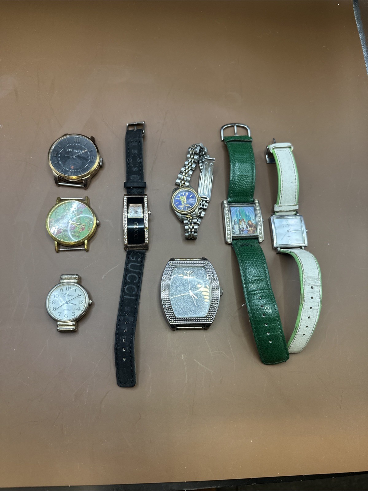 Assorted Watches Not Authenticated, Parts, Not Working. See Description.