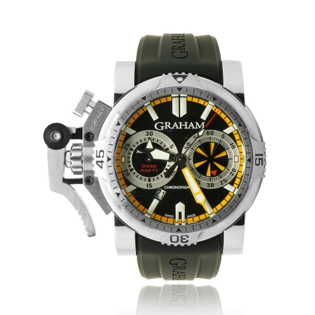 Graham Stainless Steel Chronofighter Oversize Dive Turbo 47mm