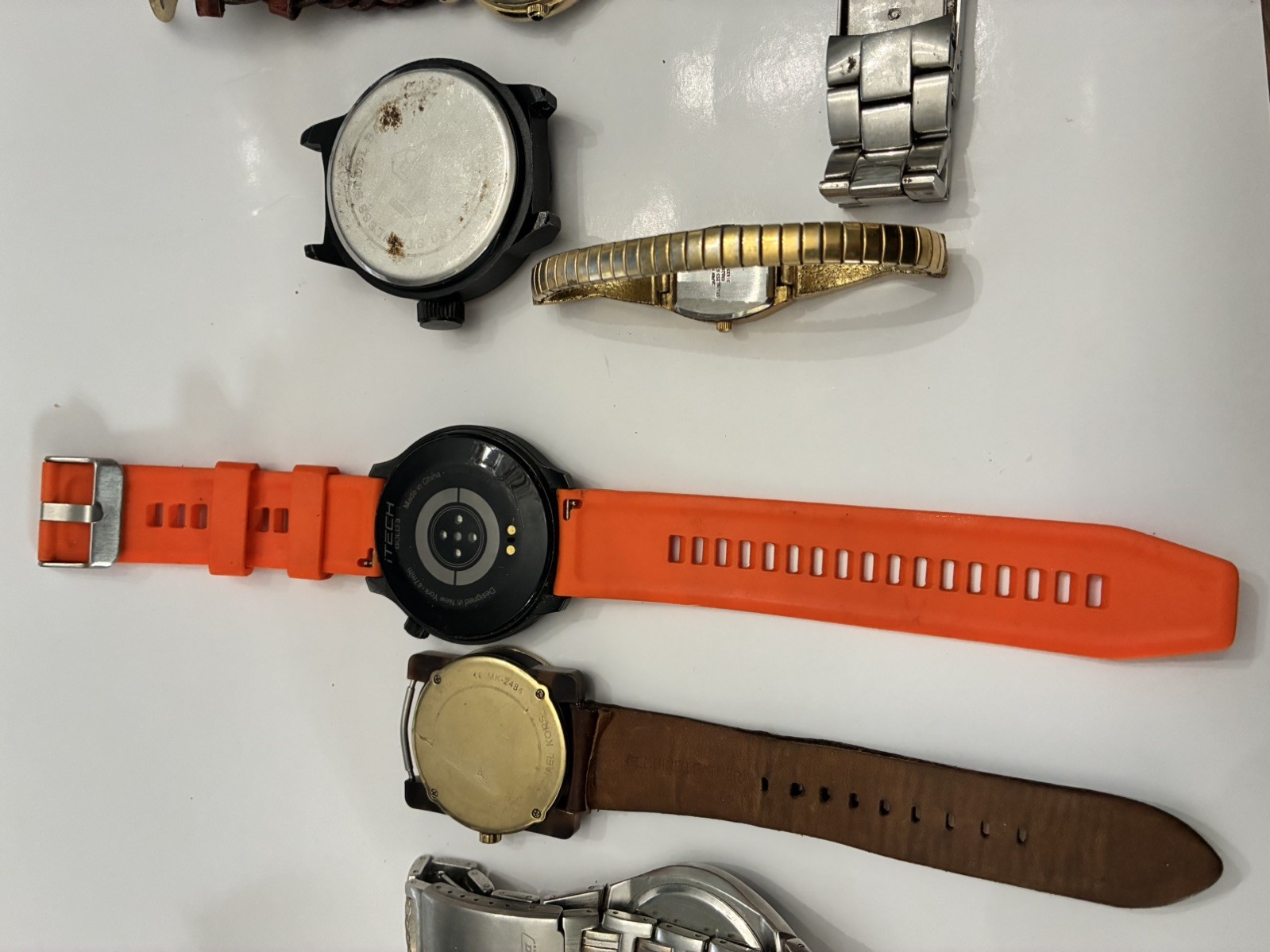 Bag of Watches, Various Brands, Parts/pieces, Condition AS-IS
