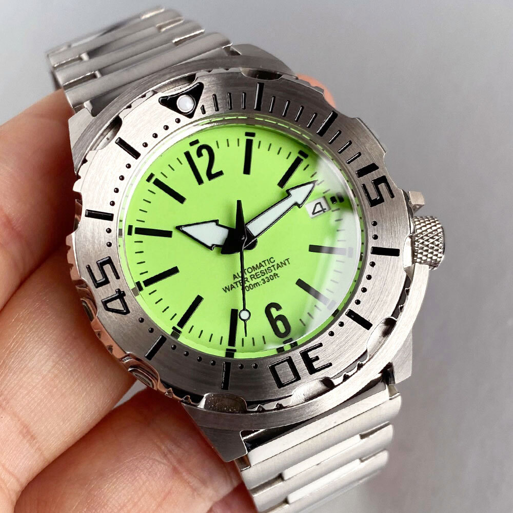 42mm Tandorio Monster Watches 20ATM Waterproof NH35A Diver Automatic Watch Men