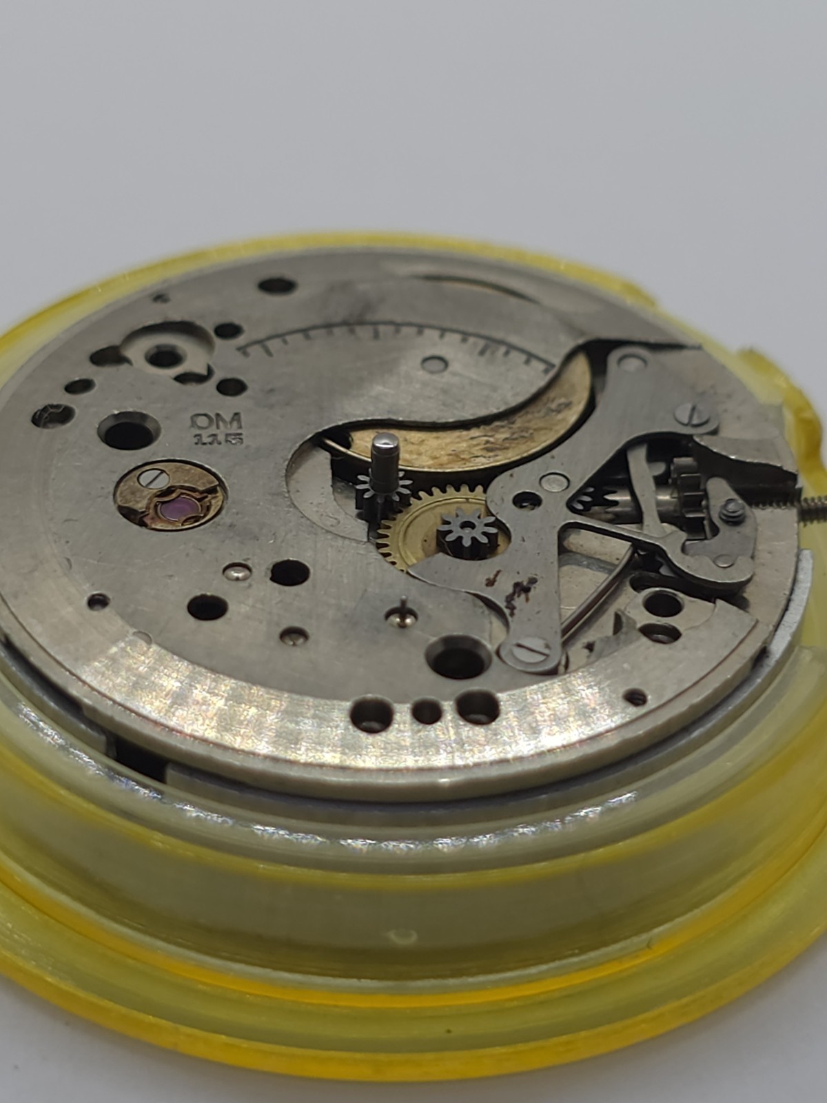 Vintage O. Maire INC Cal. OM 115 Good Main Spring Stem Watch Movement Uhren