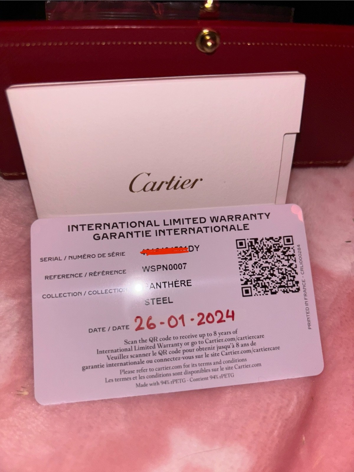 Cartier Panthère size Medium in Stainless Steel