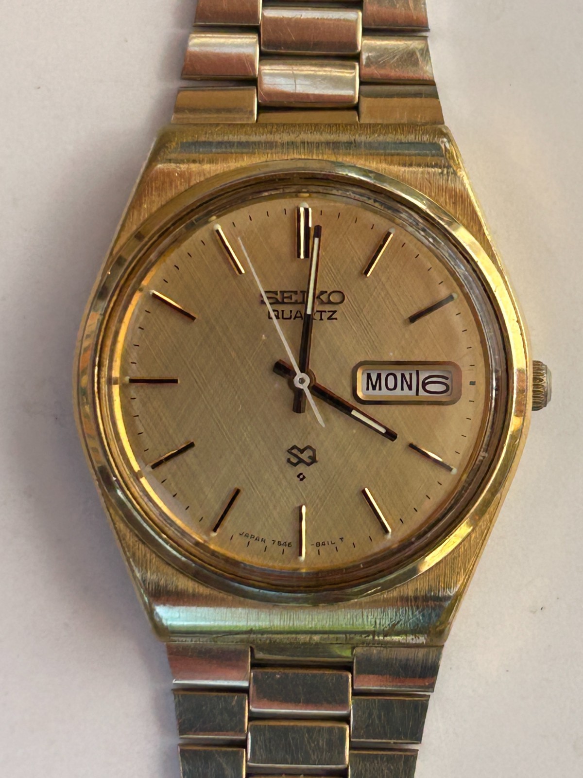 Lovely Gold Seiko Quartz Watch (7546-8200) in excellent unmarked condition