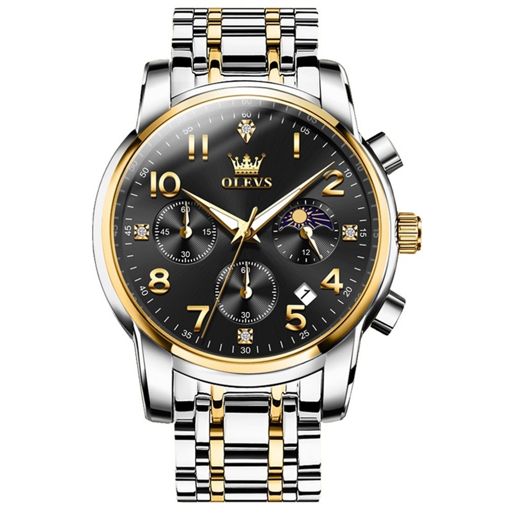 OLEVS Japan Movement Luxury Classics Gift Arabic Number Quartz Wristwatch 3628