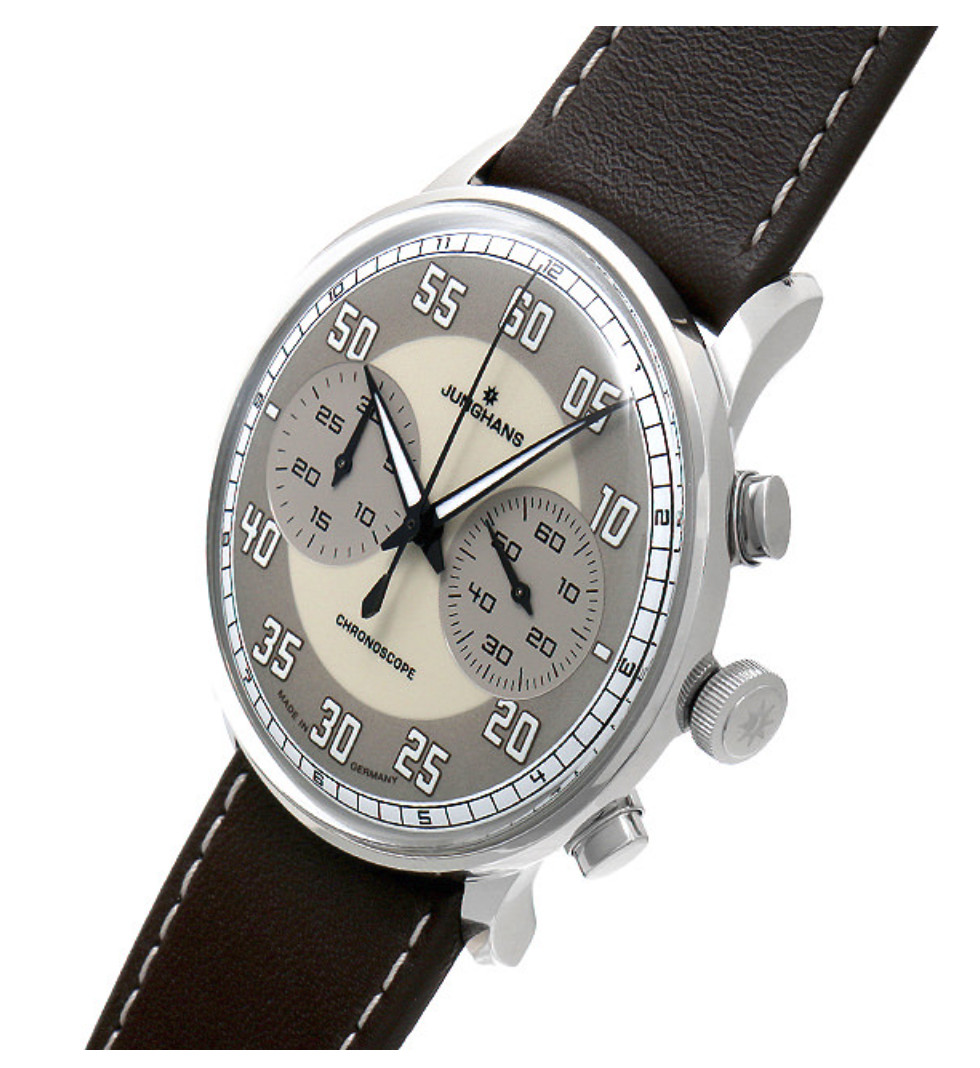 Junghans Meister Driver 027/3684.00 Chrono Scope 41mm plexiglass Men’s Watch NEW