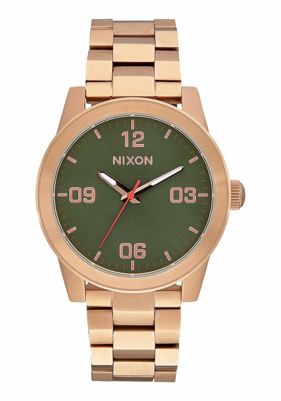 NIXON G.I. SS Women’s Watch – A919 2283 – Rose Gold / Green