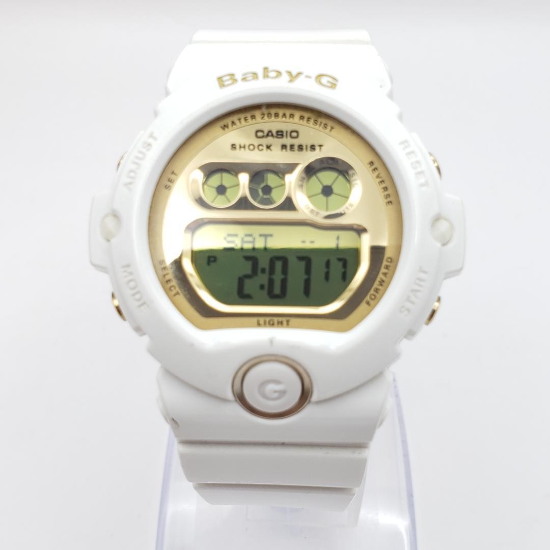 Casio Baby-G BG-6901-1JF Women’s White Digital Watch Used