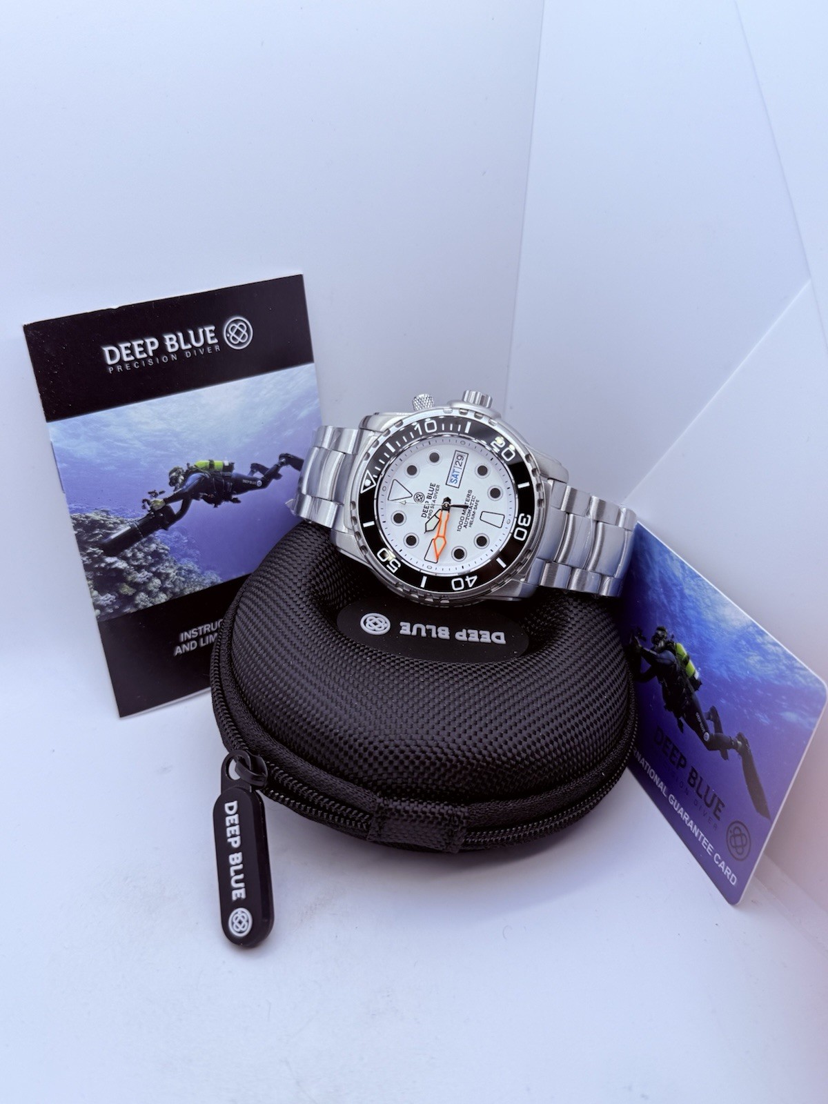 Deep Blue PRO SEA DIVER 1000M AUTO DIVE WATCH-GREEN FULL LUME DIAL/NEW‼️