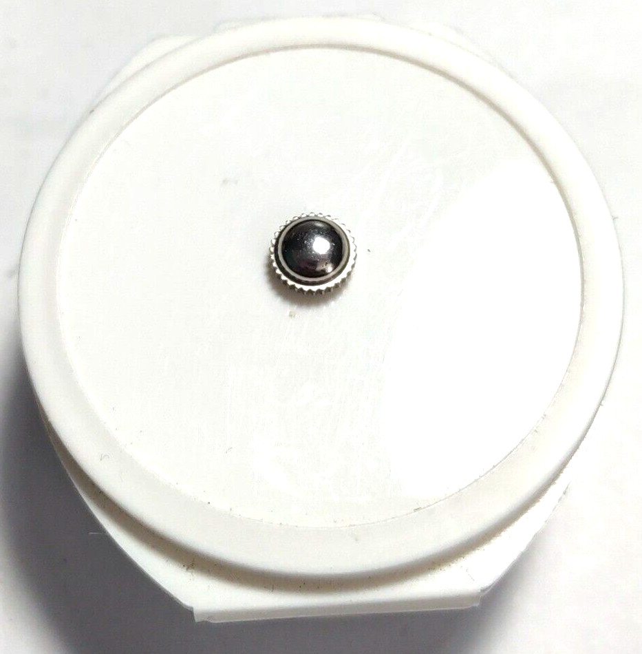 Vintage NOS Waterproof Wristwatch Crown 5.7mm Stainless Watch Parts Newall USA