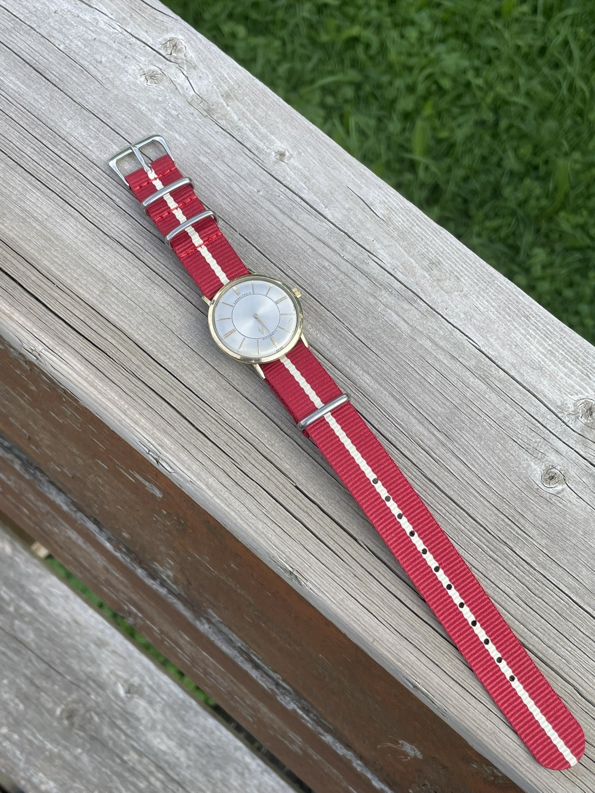 1950’s Men’s Longines Admiral Mystery Dial 10kt G/F Case 19A Caliber Automatic