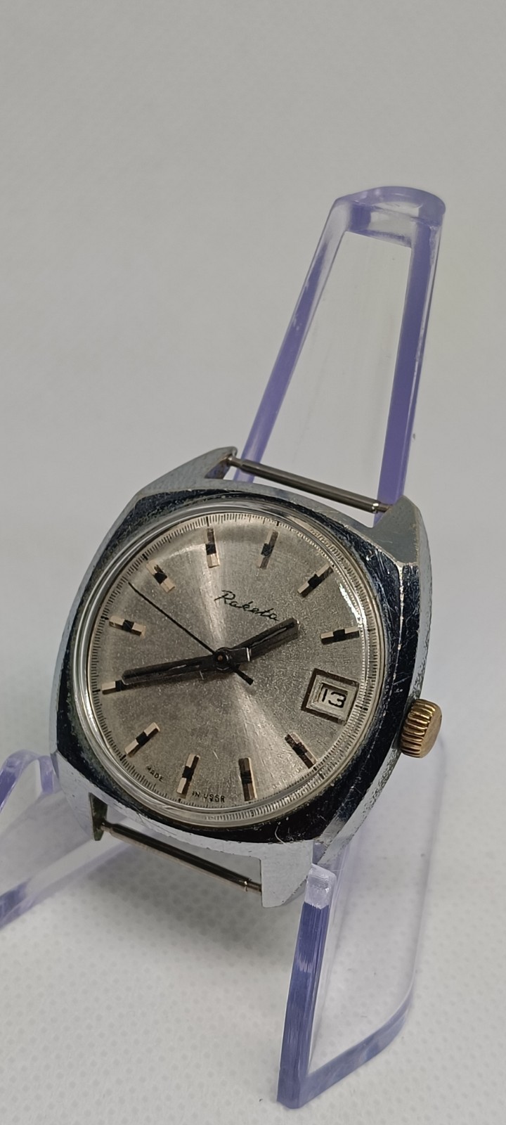 Vintage Raketa 2614.H Soviet USSR Men’s Wrist Watch Date Mechanical Made in USSR