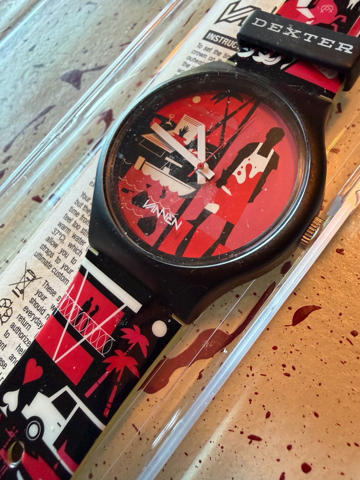 Dexter Series Vannen Watch – 2013 Dark Pasenger Artist Signed Box Never Worn
