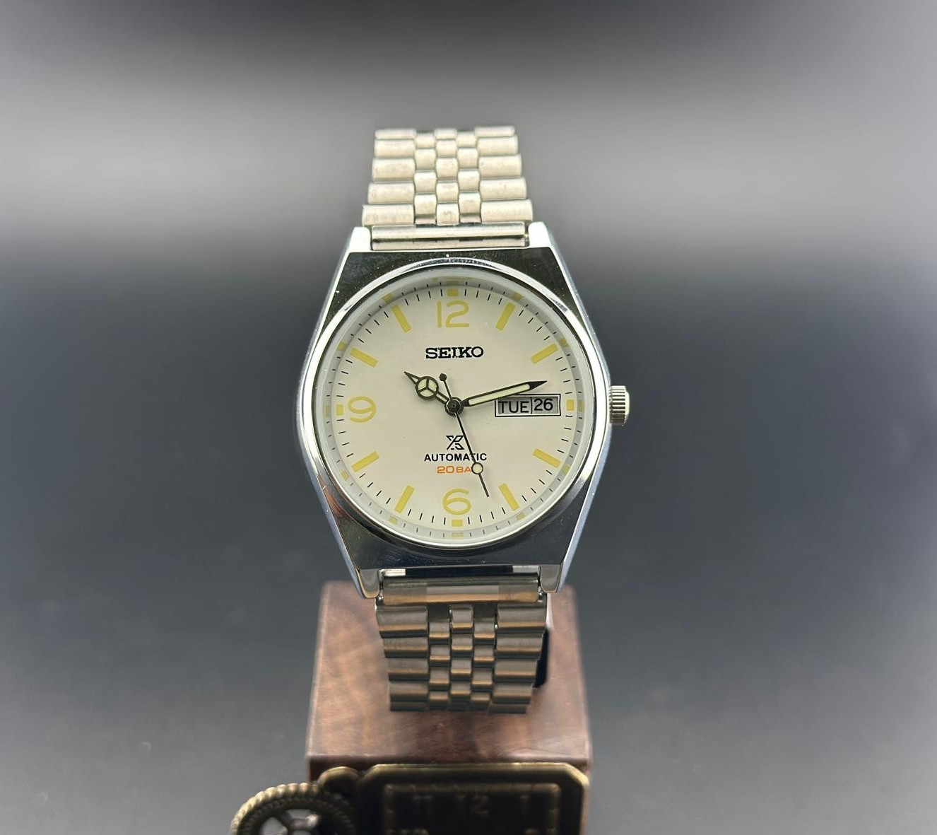 Vintage Seiko Automatic 6309A Japan Made Men’s Wrist Watch, Day/Date