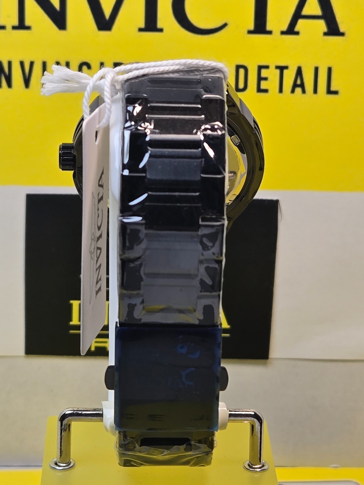 Invicta S1 Rally Men’s Watch 44mm Black With Black & Silver Skeleton Dial NEW