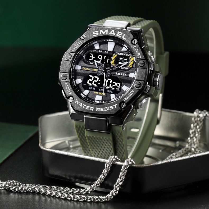 ⌚💥 Digital Alloy Electronic Watch for Men 💪✨