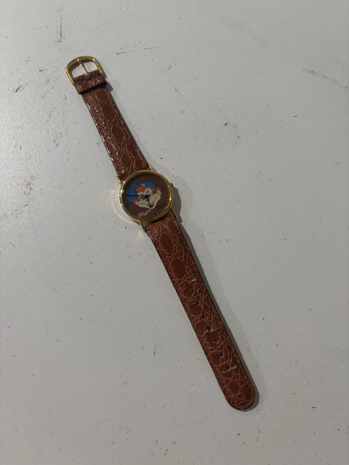 Vintage – 1994 Sasco Inc, Cocoa Krispies Cereal 9″ Watch, Kelloggs Coco Monkey