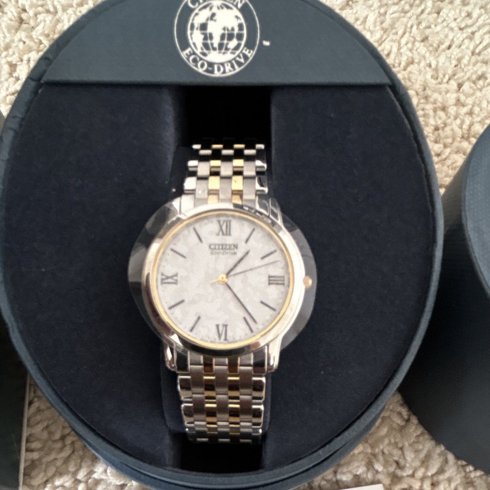 Citizen AR0014-52A Eco-Drive Men’s Dress Watch 40mm Steel Silver WR