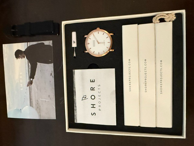 Shore Projects Watch Bundle Holkham & Barra NEW In Box Unworn w/ Original Straps