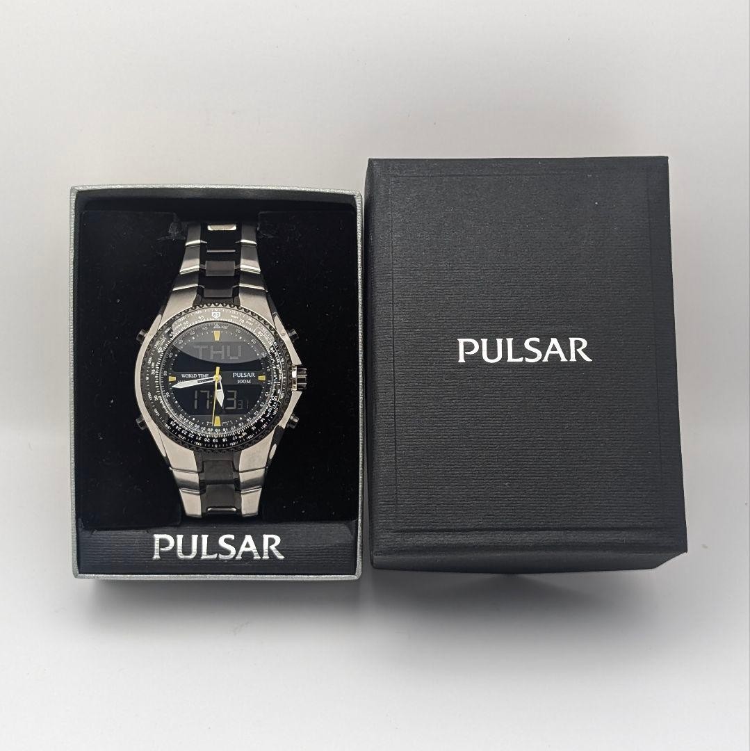 Unused SEIKO PULSAR Seiko Pulsar Overseas Model Digital Analog