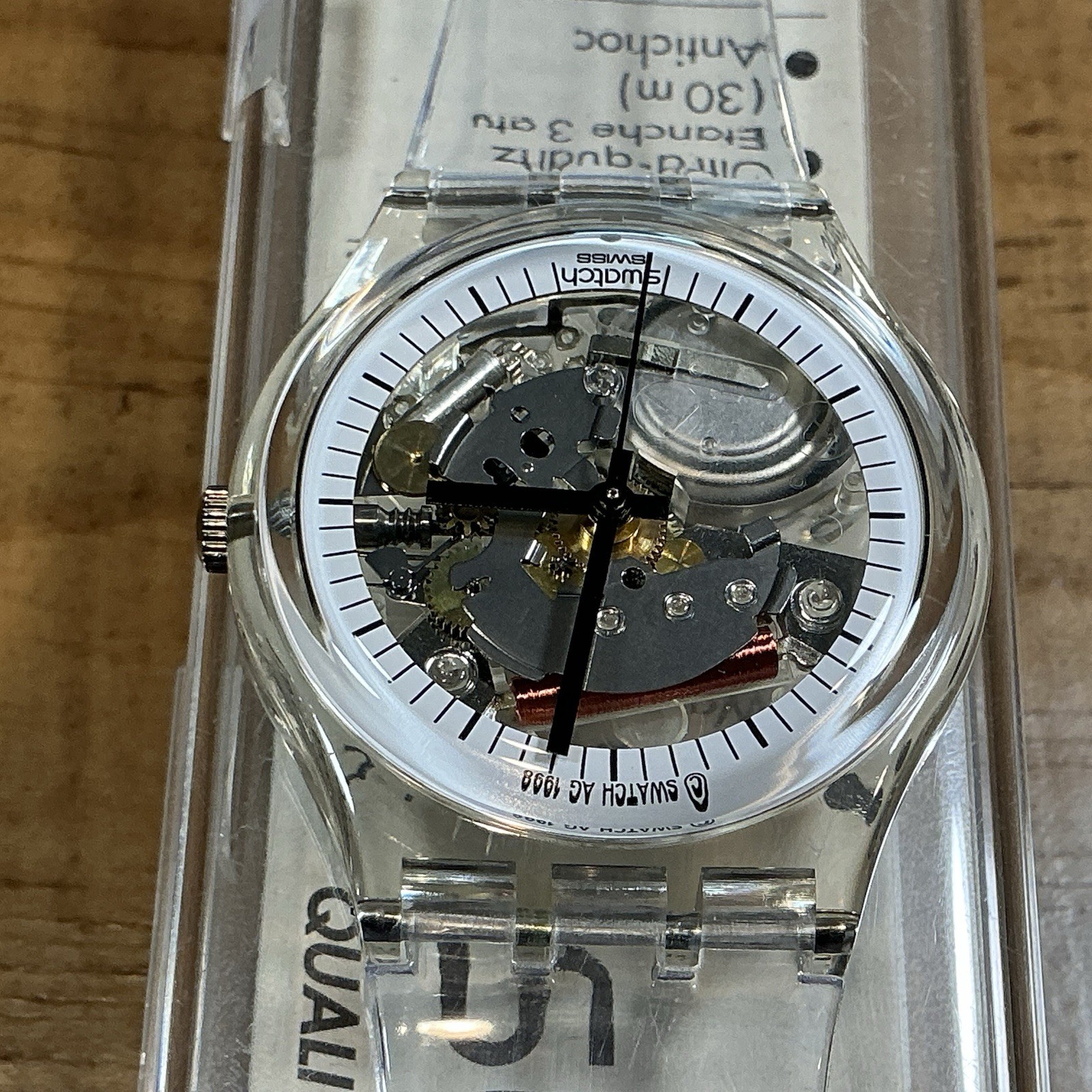 1998 JELLY FISH STYLE – SEE THRU – CLEAR [ NOS ] 34mm