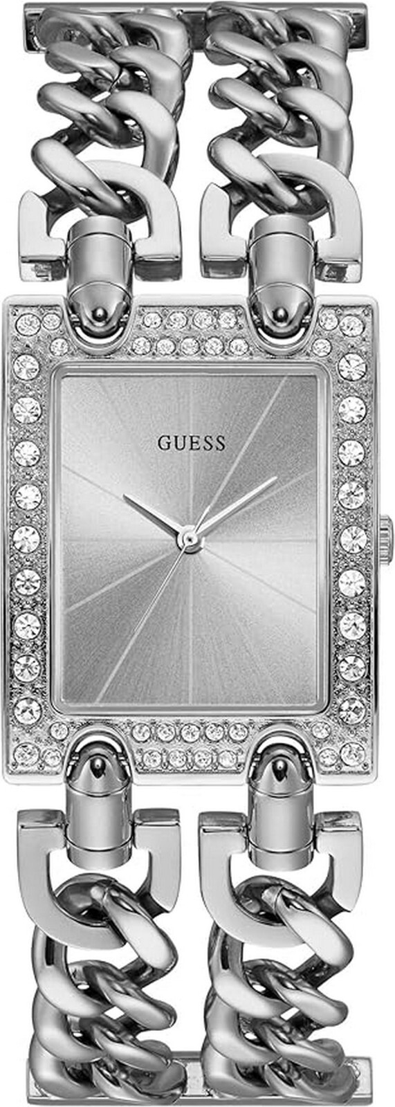 Guess Womens Analogue Watch Heavy Metal with Stainless Steel Strap Model W1121L1
