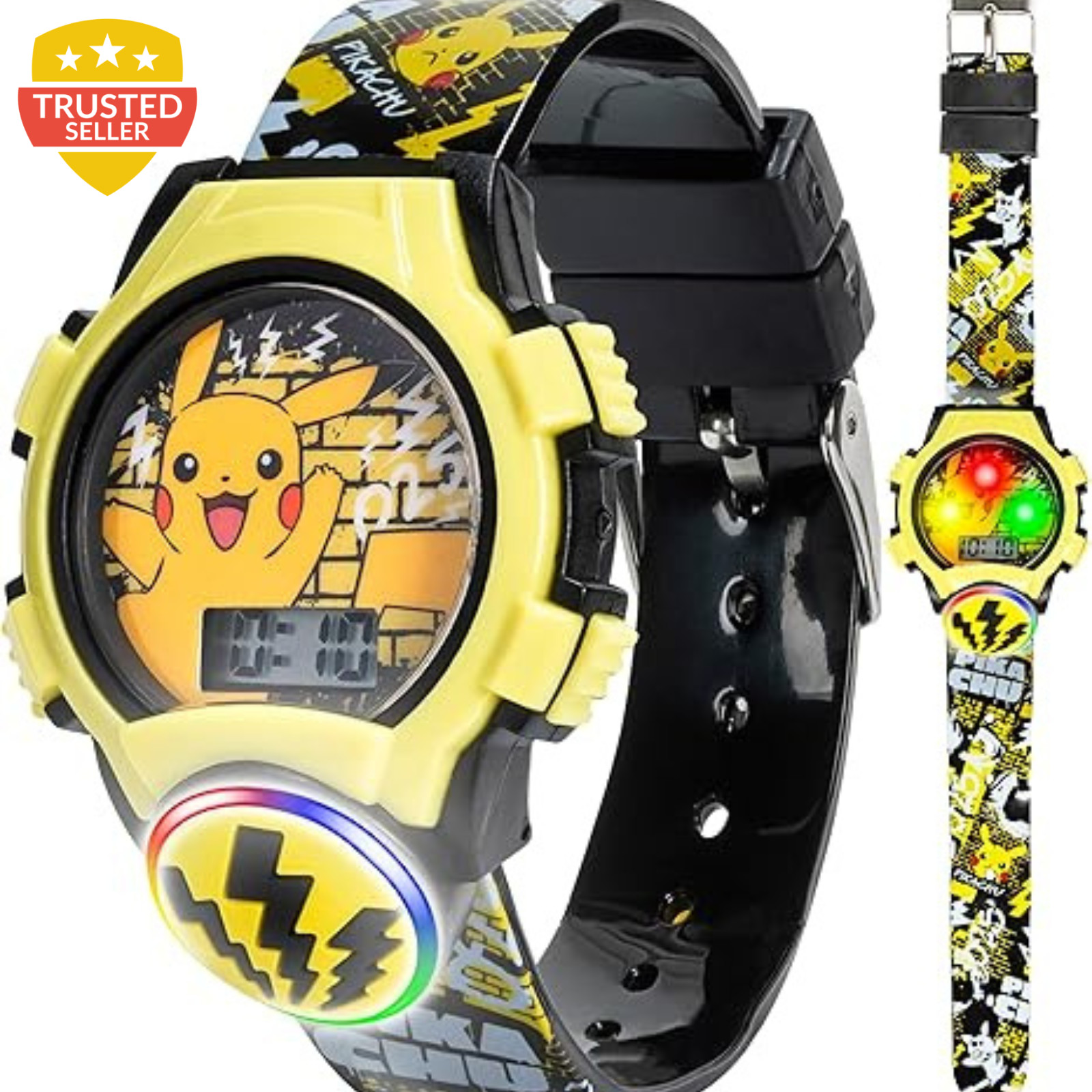 Accutime Kids Pokémon Digital LCD Quartz Watch Boys Girls Adults All Ages