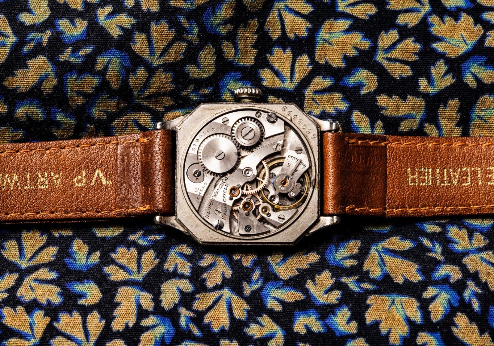 Illinois Watch Co – Art Deco Case – Left Sub-Seconds- Prohibition – 1929