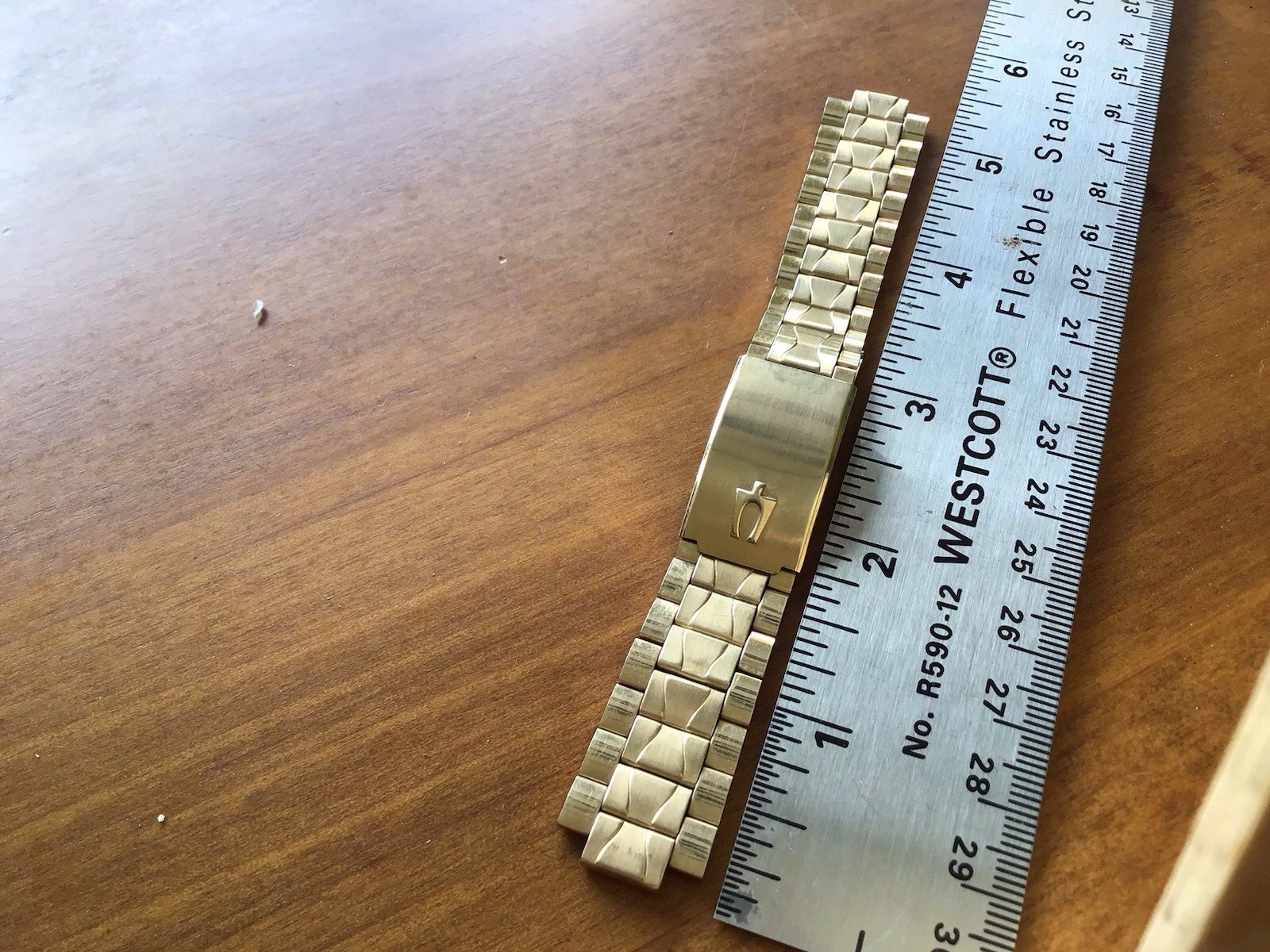 Vintage Accutron 10kt Gold Filled Watchband Mens
