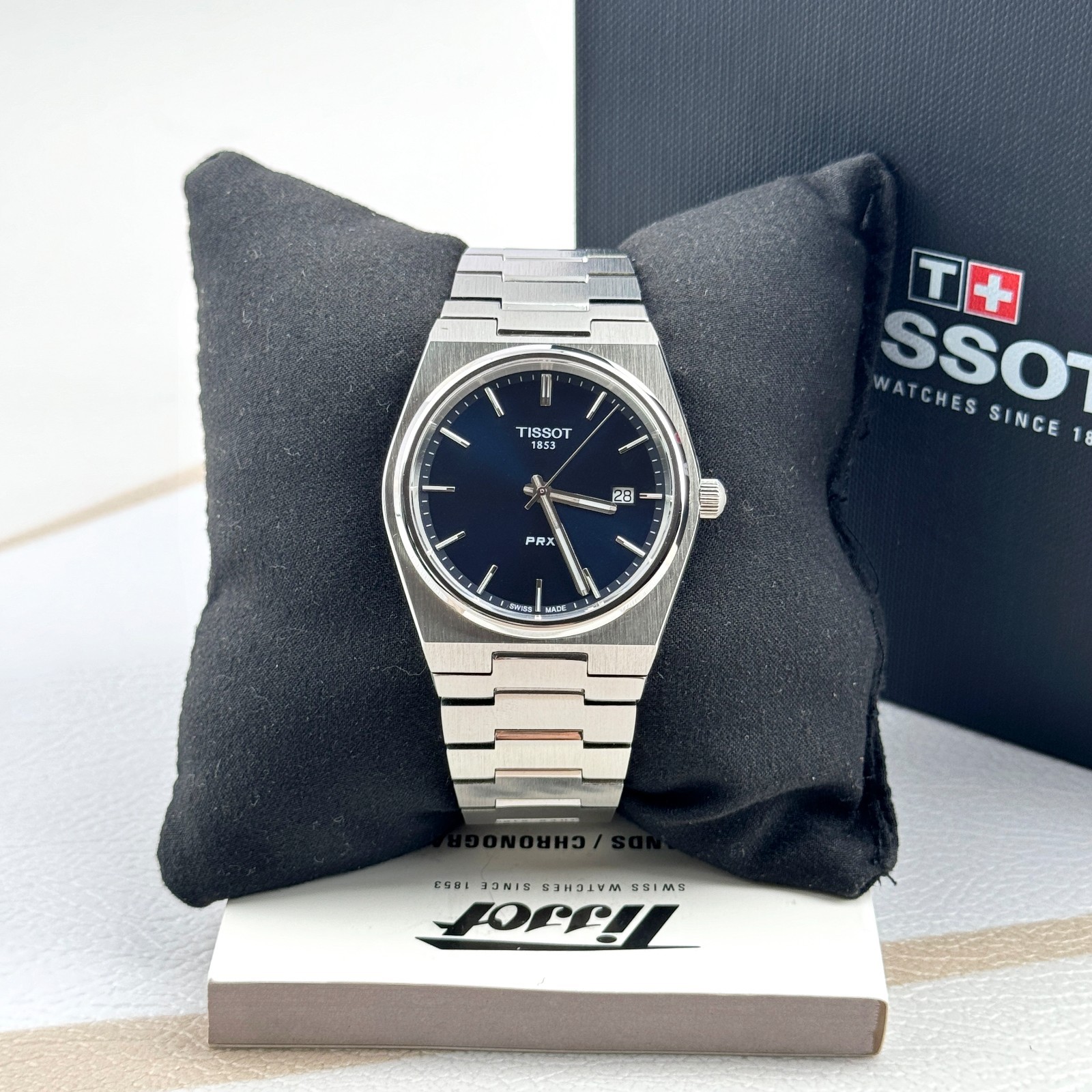 Tissot PRX 40MM Stainless Steel Blue Dial Quartz Men’s Watch T137.410.11.041.00