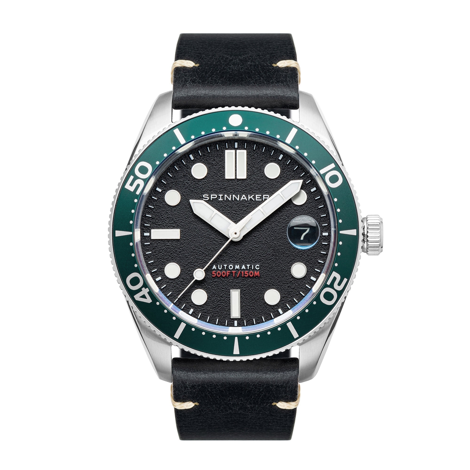 Spinnaker Croft Midsize Black Dial / Leather | Black Dial 40mm Japanese Automati