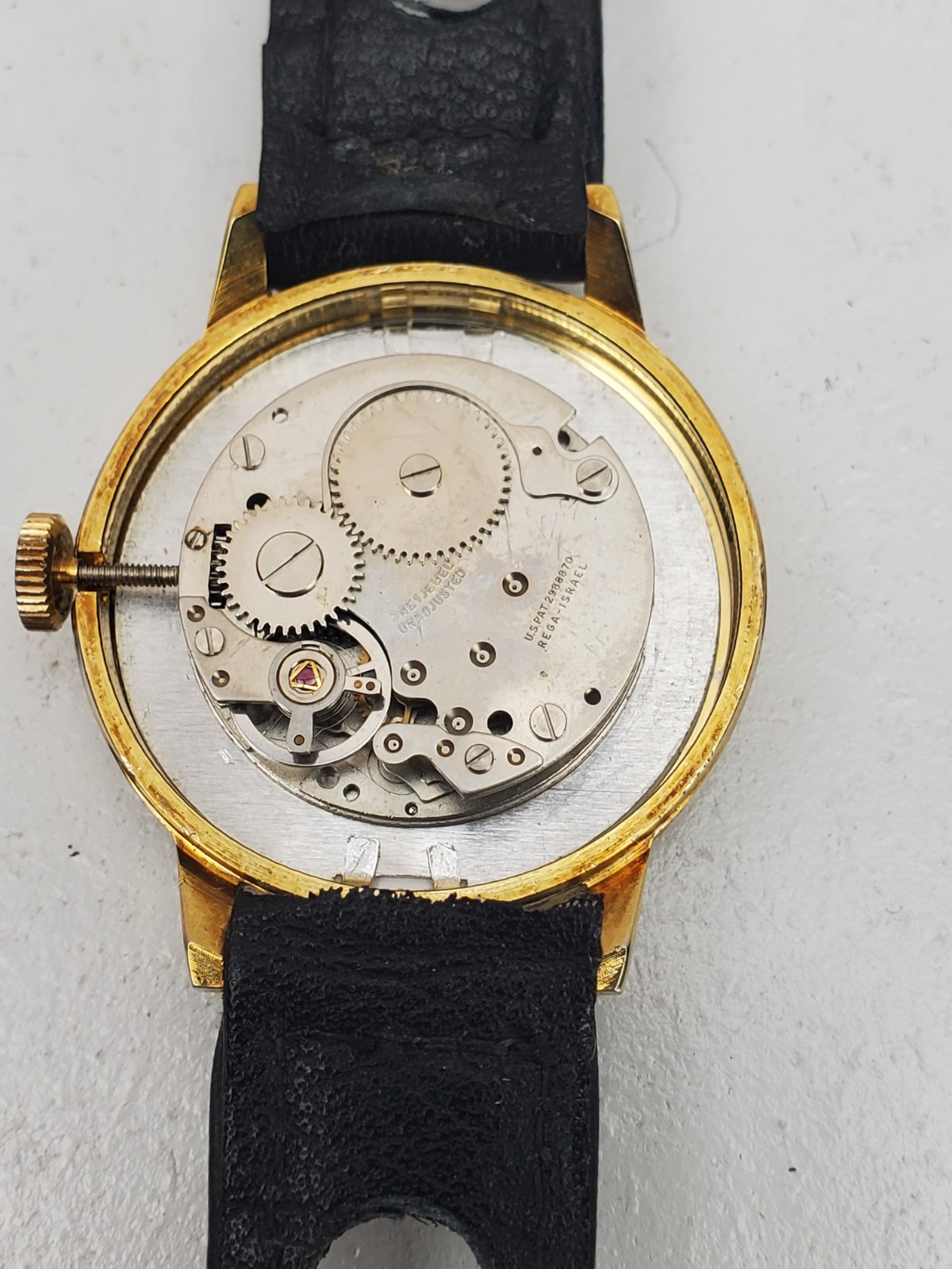 Vintage 1975 Groucho Marx Watch Rolling Eyes ASA Rega Israel Parts Or Repair