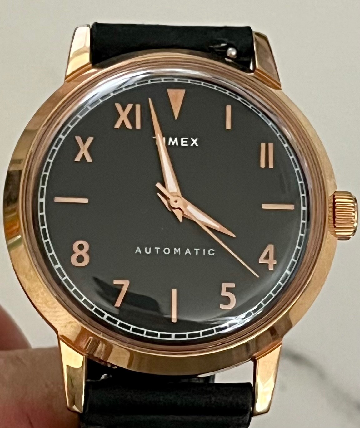 Timex Marlin Black & Rose Gold California Dial tw2u83300 40mm