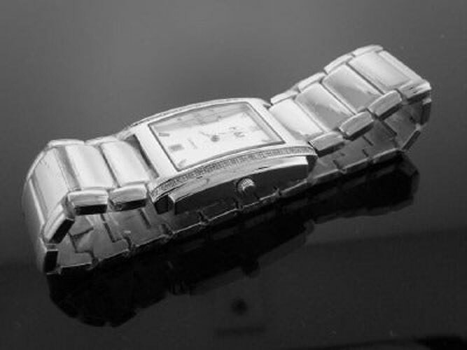 Mens KM King Master 40 Diamond 38mm/32mm Stainless steel watch white/silver face