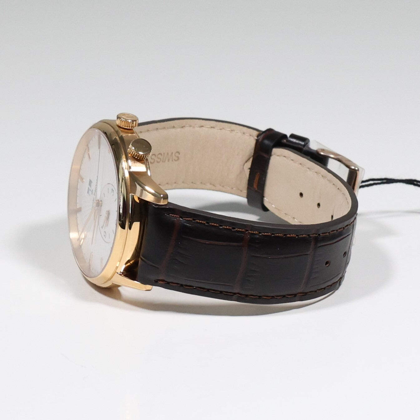 Claude Bernard White Dial Brown Strap Classic Men’s Watch 62007-37R-AIR