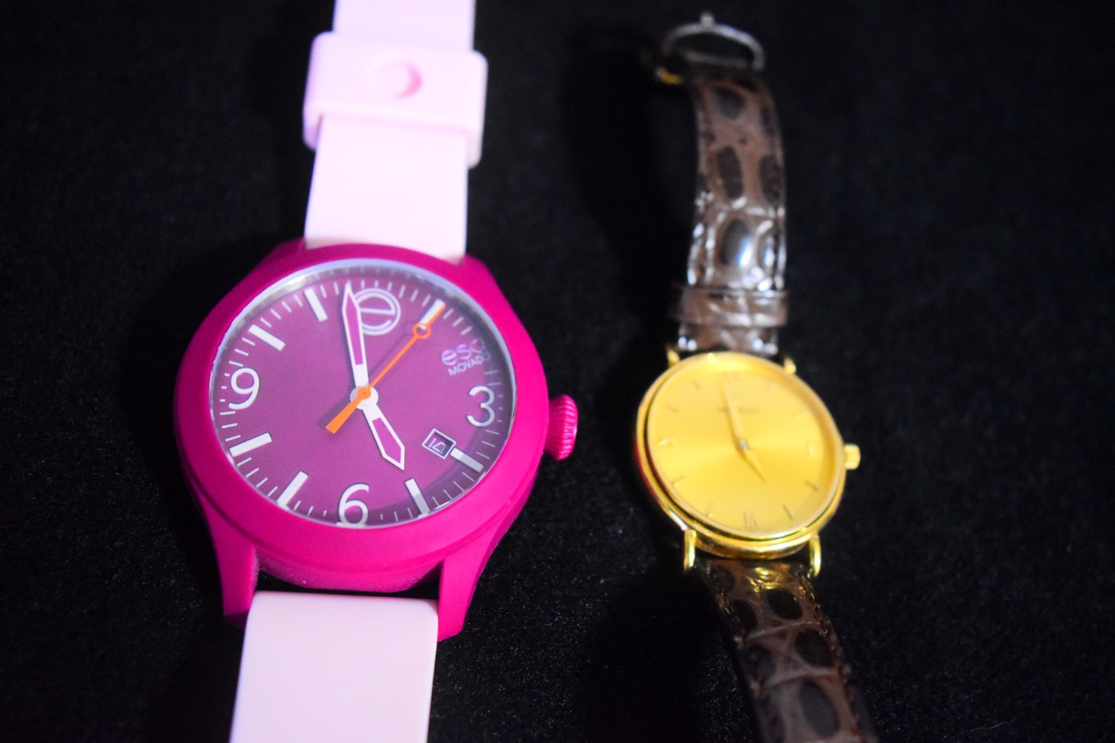 2 Genuine Movado Ladies’ Teen Girls’ Quartz Watches Clean Crystals New Batteries