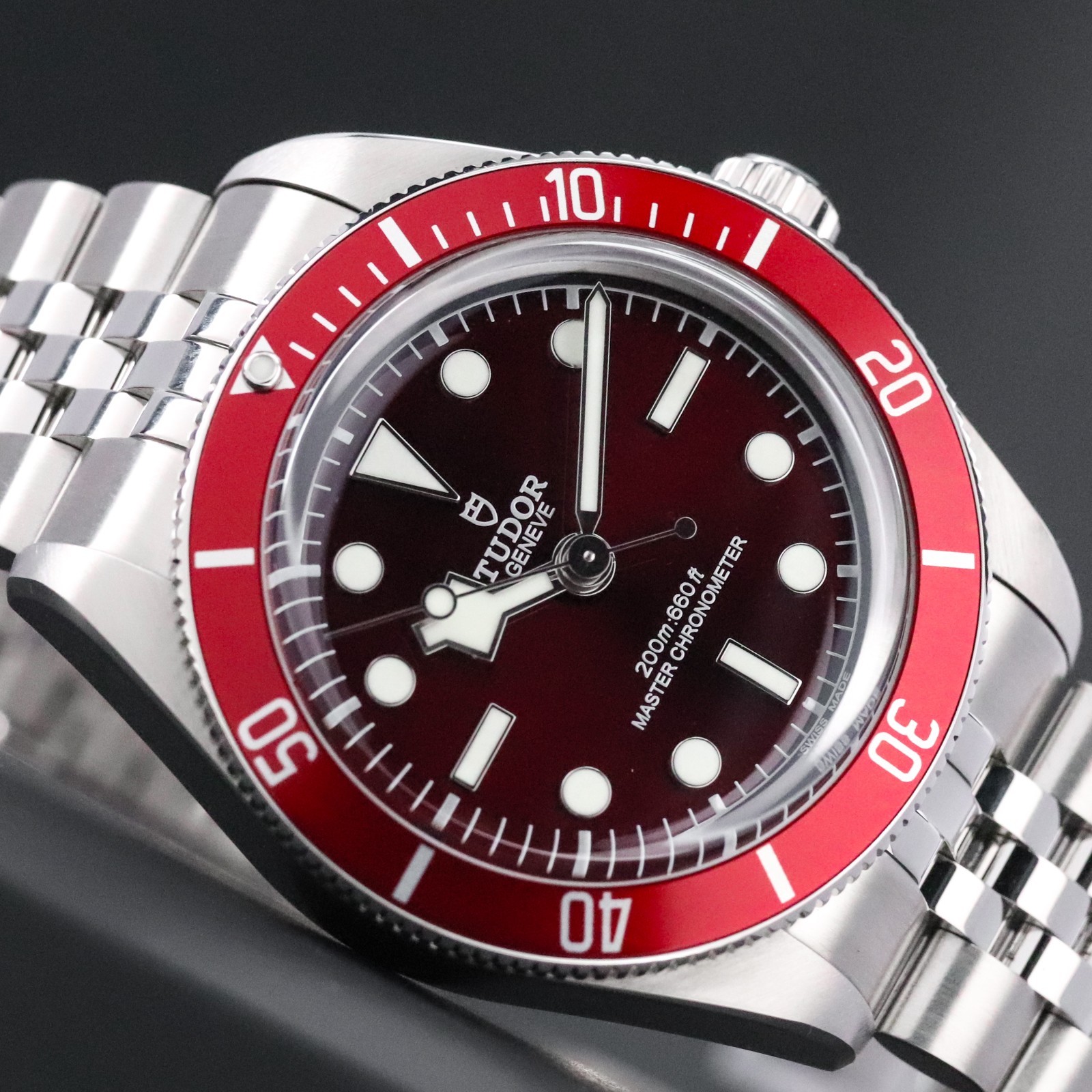 Tudor Black Bay 58 2024 39mm Steel Case Burgandy Dial Aluminium Bezel Jubilee
