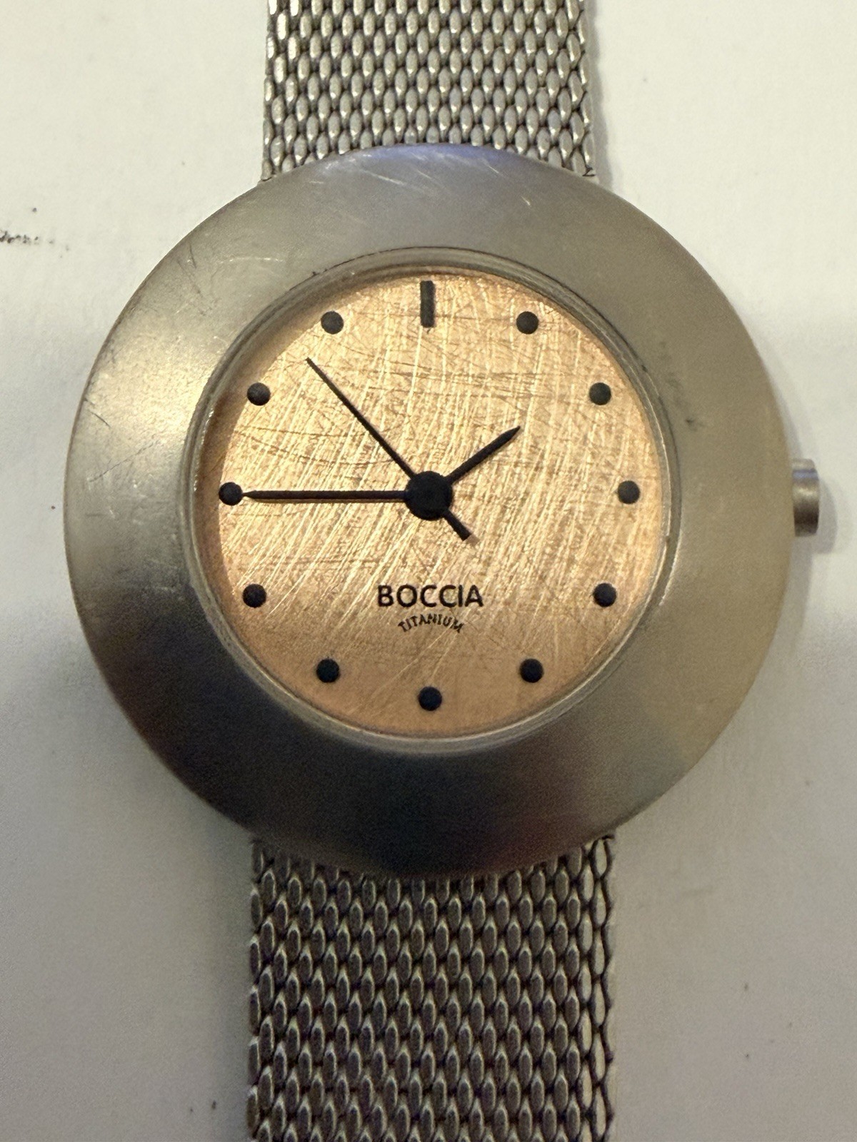 Boccia Titanium Quartz Japan Movement Ladies Wristwatch