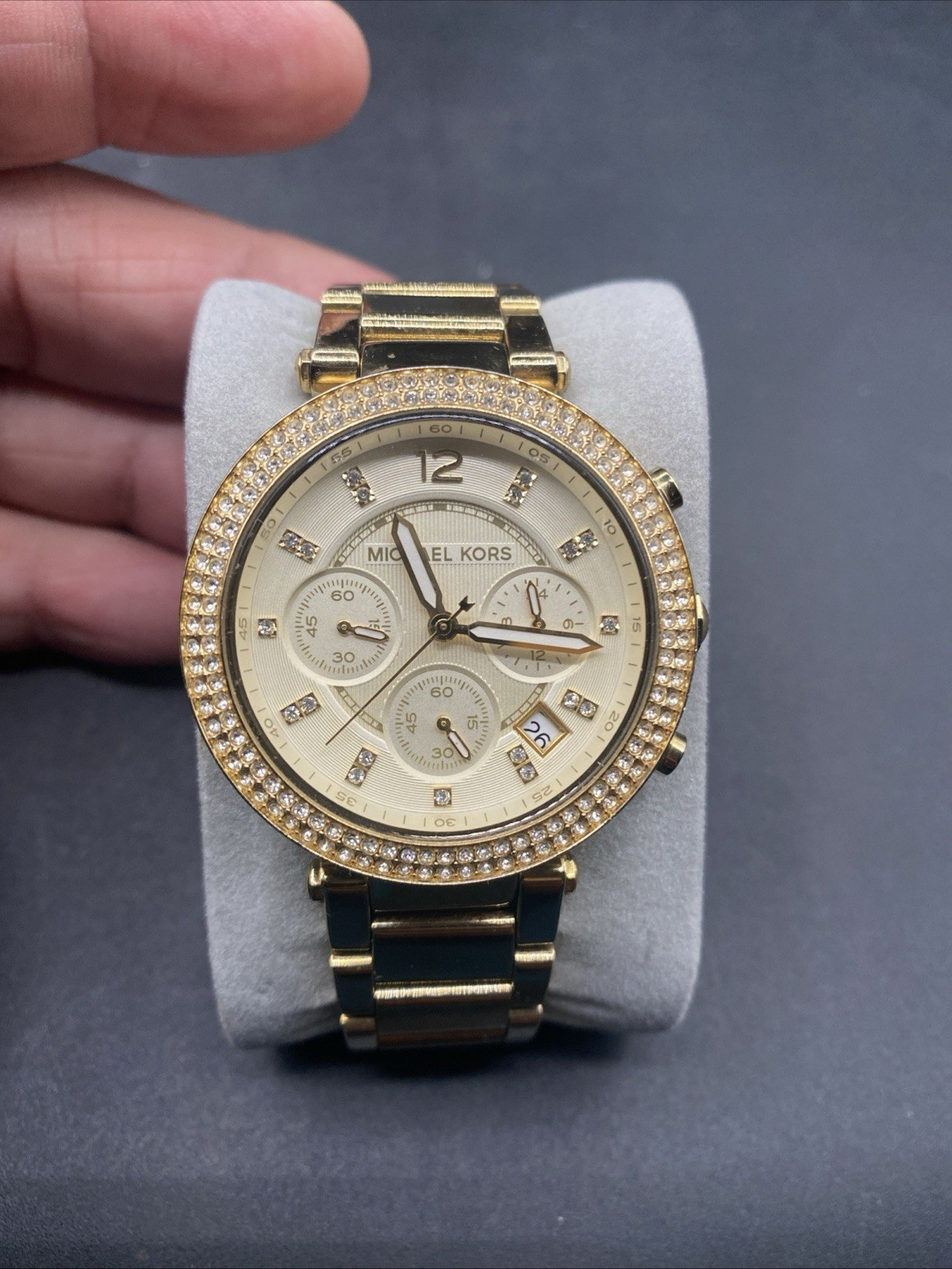Michael Kors Parker MK5354 Women’s Gold Stainless Steel Analog Dial Watch
