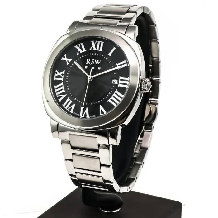 RSW – Swiss Watch – RSWM118-SS-3 Swiss made Ronda 46.80 mm RSWM118 50m (5 ATM)