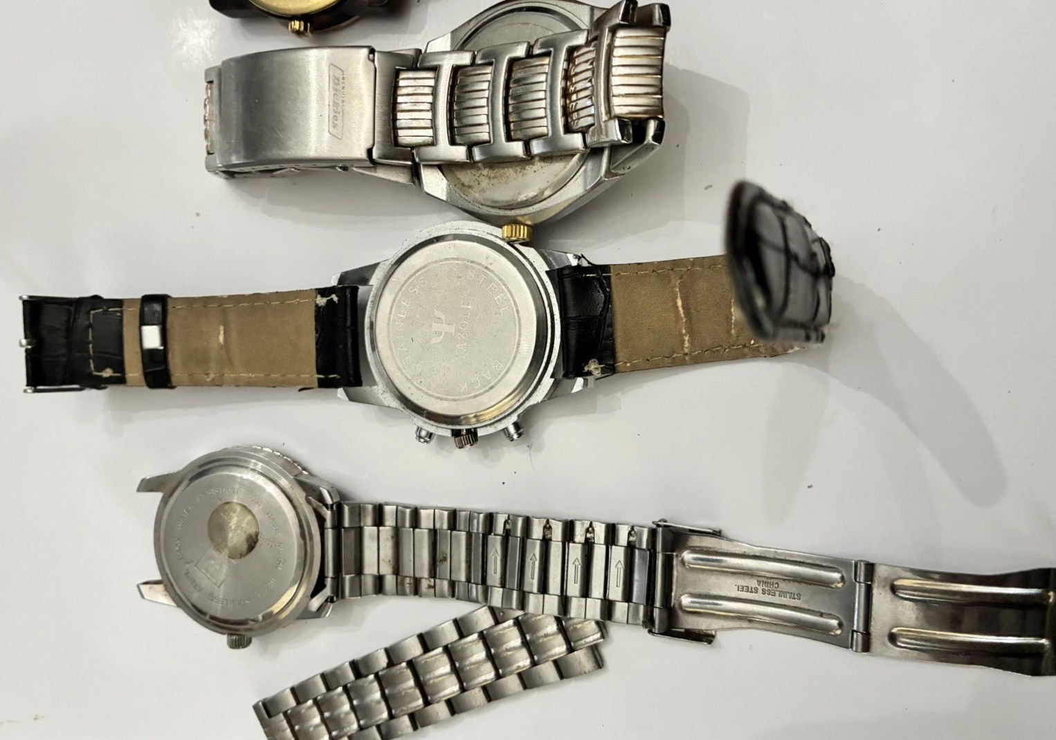 Bag of Watches, Various Brands, Parts/pieces, Condition AS-IS