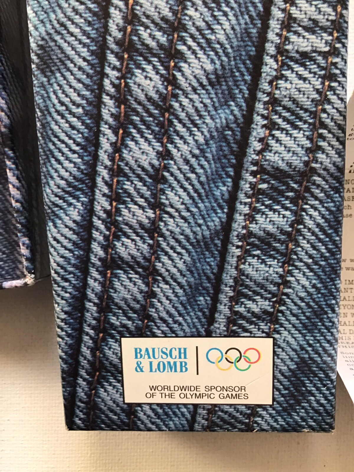 Fossil Promo Watch Japan Movement Bausch Lomb Teen Eye Deal New in Box Retro