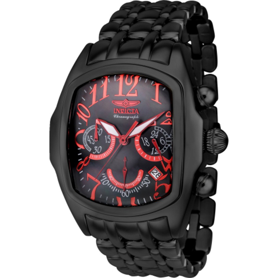 Invicta Lupah Chronograph GMT Quartz Black Dial Men’s Watch 43157