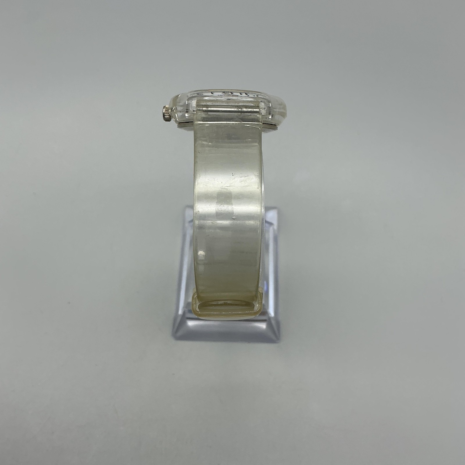Vintage Armitron Red Baron Youth Watch 30mm Snoopy Peanuts Clear New Battery